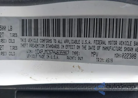 2017 Jeep Cherokee Latitude 4X4 из США, поврежденный, VIN 1C4PJMCS7HW635967